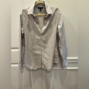 5/$10 men’s striped Banana Republic button-down size men